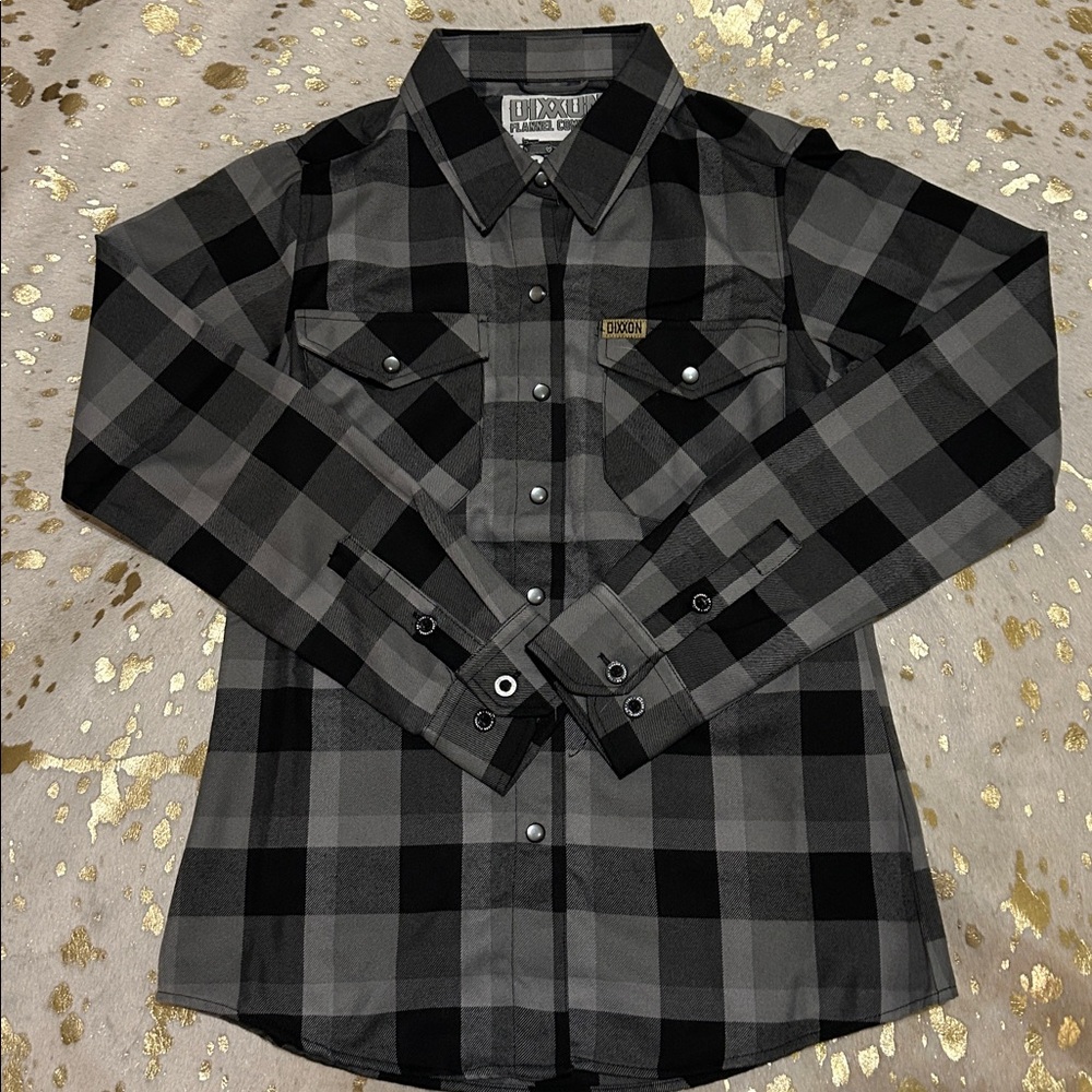 DIXXON Charcoal and Black Plaid Shirt
1911